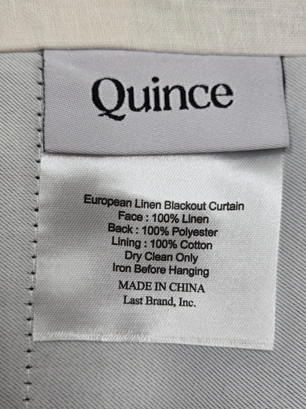 Quince includes 48x96